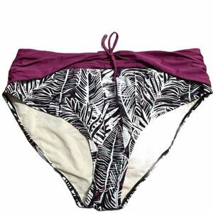 Swimsuit For All Plus Size Tie Waist Swim Bottoms